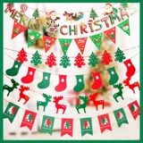 Рождественское украшение Новый год весенний фестиваль Lahua La Флаг Флаг рождественская елка сцены сцены флаг волны висячи