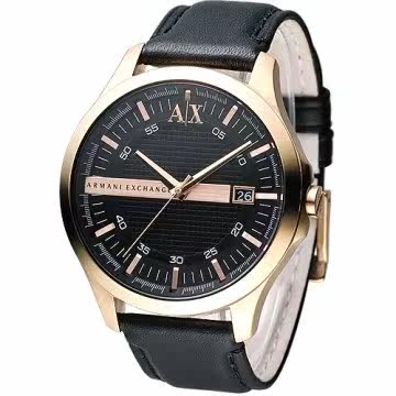 台湾官网直邮进口A│X Armani Exchange 时光旅人知性经典男表-玫