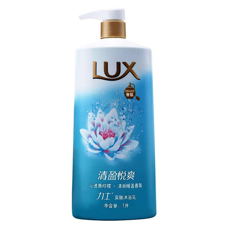 【天猫超市】LUX/力士爽肤沐浴乳清盈悦爽  1L沐浴露 持久留香