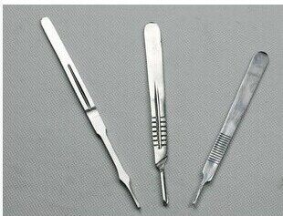 Punch drill thickened stainless steel handle repair tool handle blade No 3 No 4 engraving artist mobile phone protective film Pedicure