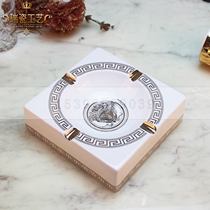 Ceramic European ashtray ktv table supplies club night table table top decorative ashtray matching utensils