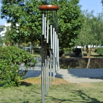 Brand creative hanging metal multi-tube music wind chimes step by step rotating spiral wind chimes 35 inches 18 tubes