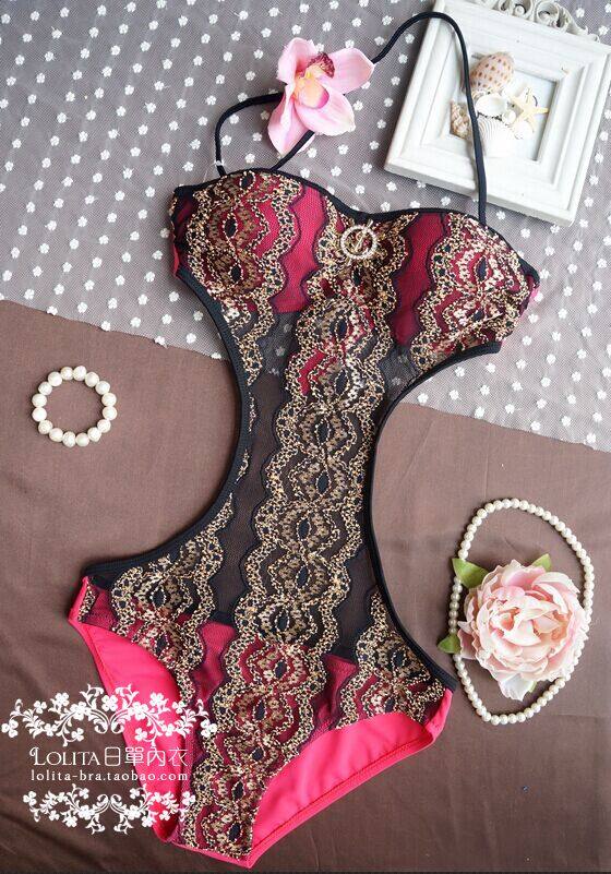 New Spa Sexy Steel Toga Women's Vegling Swimsuit Swimsuit Woman Conjoined Skinny Swimsuit Bikini Woman Small Breasts 