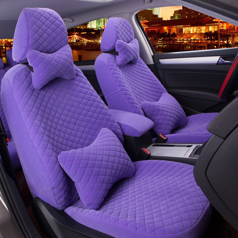 途观帕萨特朗逸朗行捷达宝来高尔夫速腾途锐冬季专车专用汽车座套