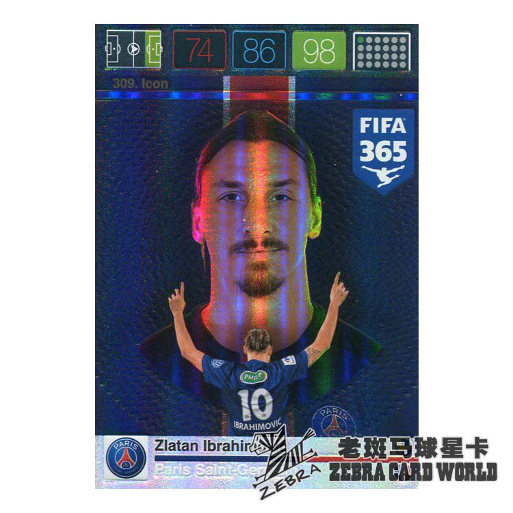 PANINI Panini FIFA365 official star card ICON icon Kaybrashimovic 309
