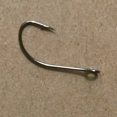 Luya single hook Luya bait accessories big eye hook black trumpet