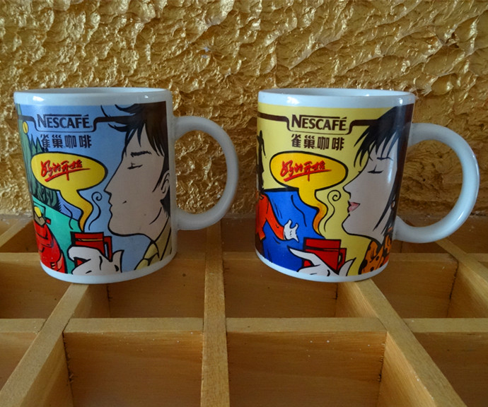 Nestle Themed Collection Antique Cups Early Discoloration Cup Musical Cup 2000 years ago Old cups Good to welcome