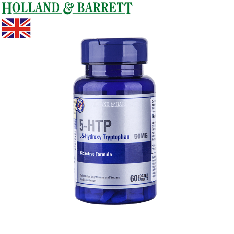 HollandBarrett/HB荷柏瑞 5-HTP褪黑素营养胶囊 改善睡眠减缓压力