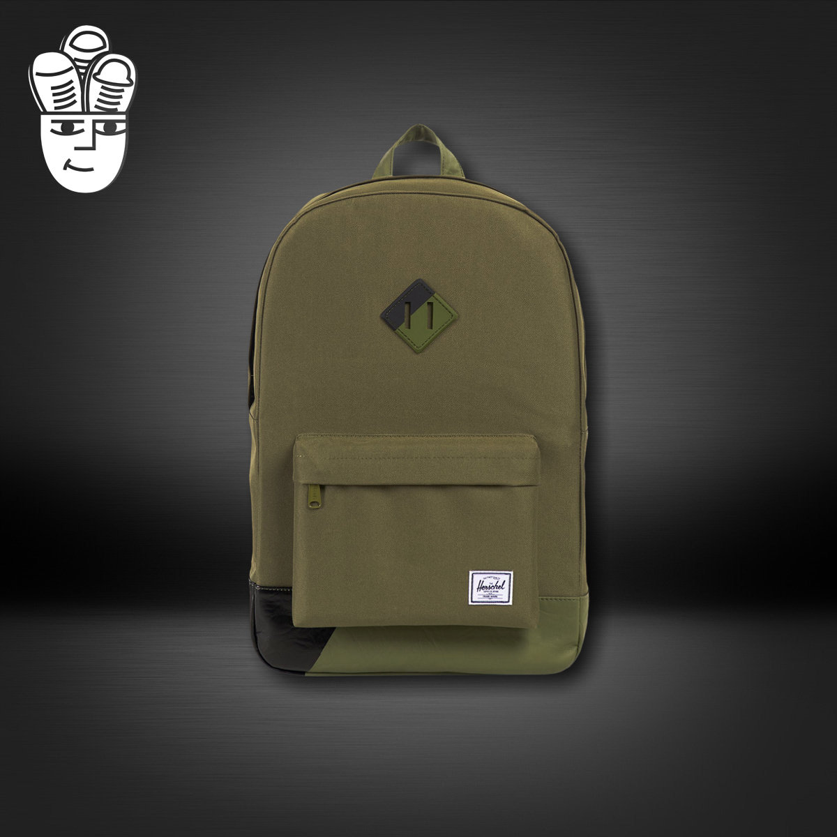 Herschel Supply Heritage 加拿大潮牌背包 时尚格纹双肩运动包