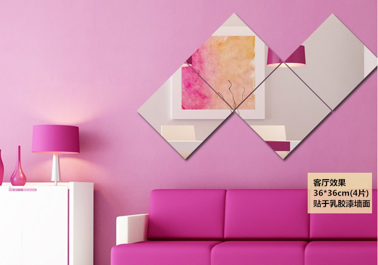 Wall-mounted frameless combination Full-length mirror Full-length mirror Full-length mirror Hanging adhesive dance mirror Dormitory splicing mirror Wall-mounted