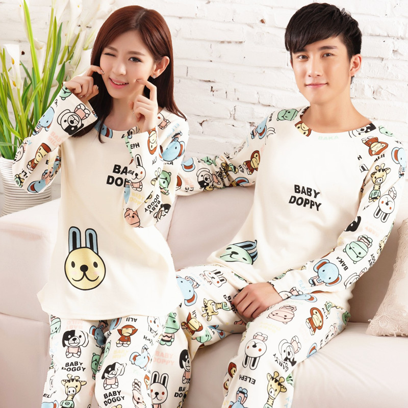 Pyjama mixte en Coton à manches longues - Ref 3006445 Image 1