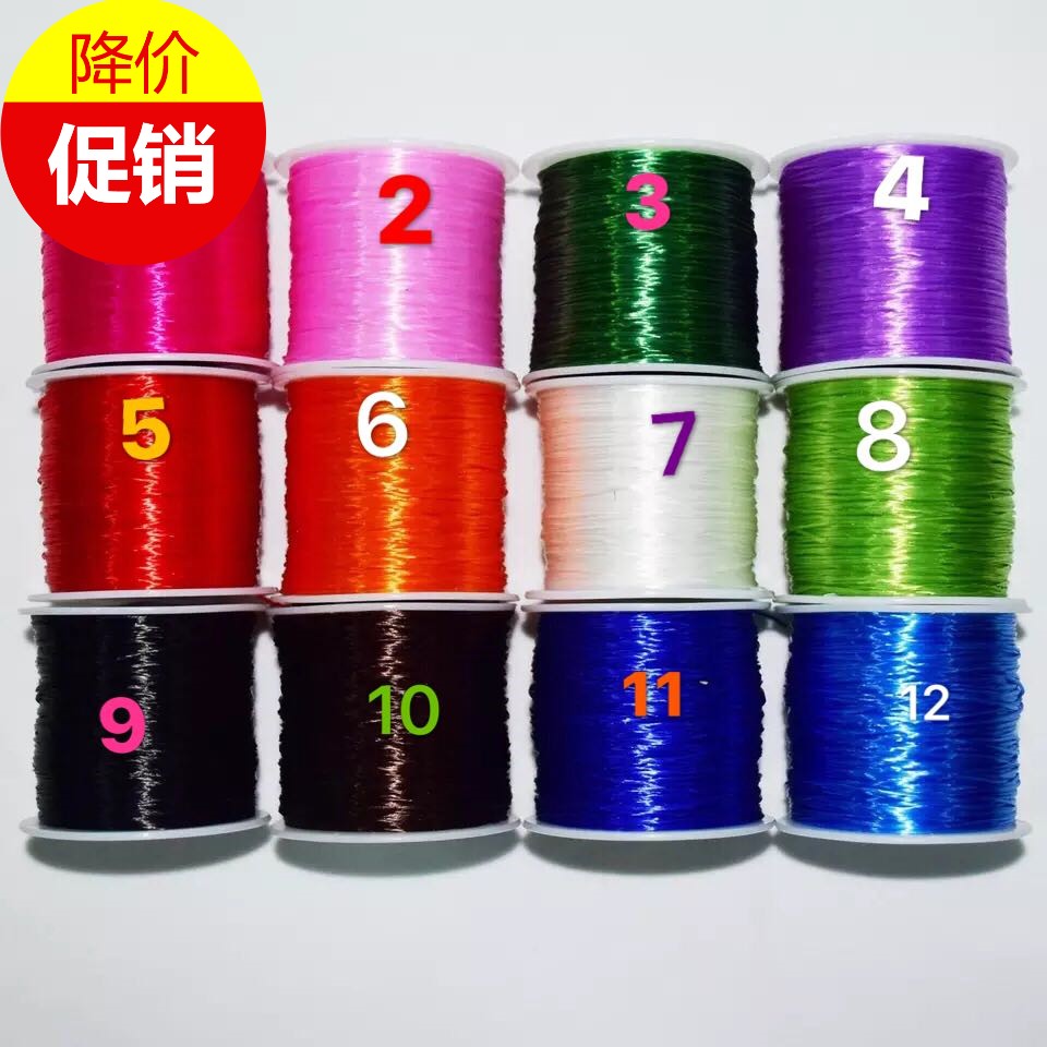 Flat Crystal Stretch Line Buddha Line String Bracelet Special Line String Rope DIY hand line