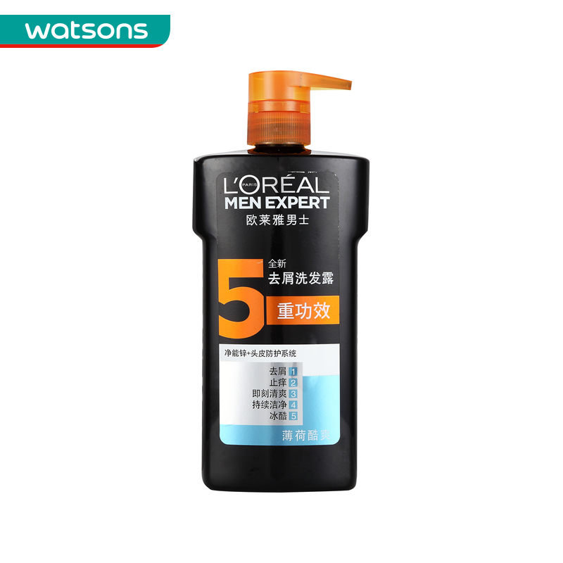 【屈臣氏】欧莱雅男士去屑洗发露(薄荷酷爽)700ml