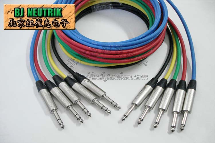 L-2T2S connection line 6 35 large two-core transfer 6 5 large three-wire non-equilibrium single sound track audio signal line