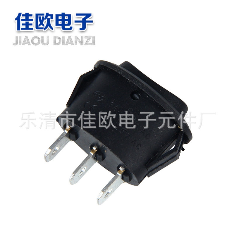Manufacturers supply ship type switch KCD1 oval switch three-legged three-speed switch 6A250V rocker switch
