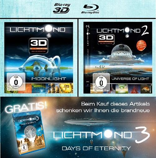 7.1/5.1 Surround Sound Blu-Ray 3D High-Definition Test Kit Lichtmond Moonlight 1-3 Complete Set of 3Bds 7.1/5.1 Surround Sound Blu-Ray 3D High-Definition Test Kit Lichtmond Moonlight 1-3 Complete Set of 3Bds