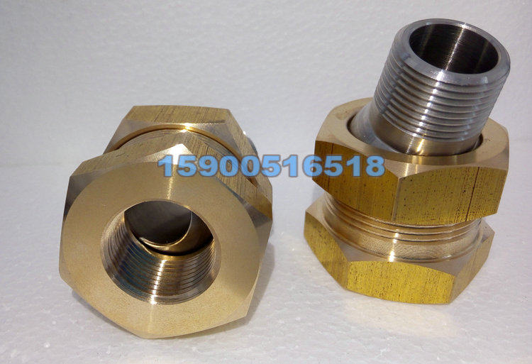 Manufacturer direct sales ZSPJ adjustable universal copper joint DN25 fire internal thread spherical universal joint 50 ° degree