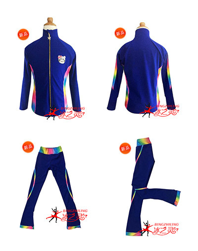 Ice Spirit Figure Skating Suit Stage Performance Suit Men And Women Figure Skating Training Suit Customized