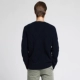 Pipi dog 2018 đầu mùa xuân người đàn ông mới của dệt kim cashmere áo len cổ tròn tổ chức máy tính mô hình kim cương áo thun áo thun dài tay nam Áo len Cashmere