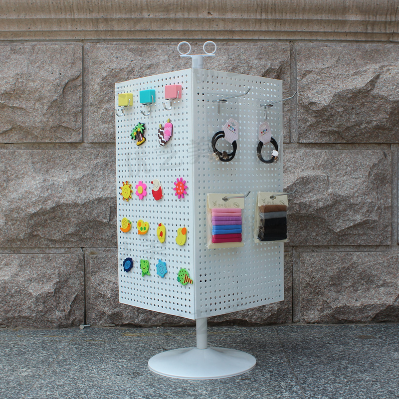 Uarts Beauty Goods Show Shelf Rotary Ornament Display Rack Hook Shelf Dongle Plate Rack Iron Art Metal Frame