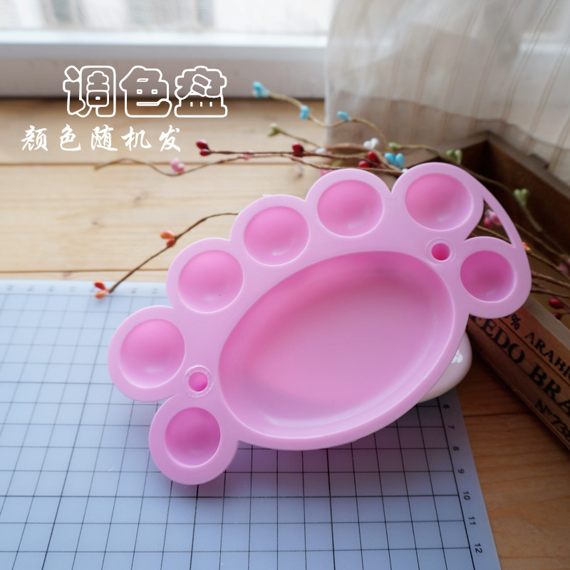 (Palette) Macaron Mould Multifunctional Pigment Palette Gouache Watercolor Toning Tool Pigment Box
