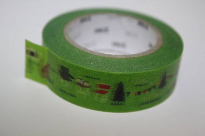 MT mt and paper adhesive tape stickers to define a picnic whole roll