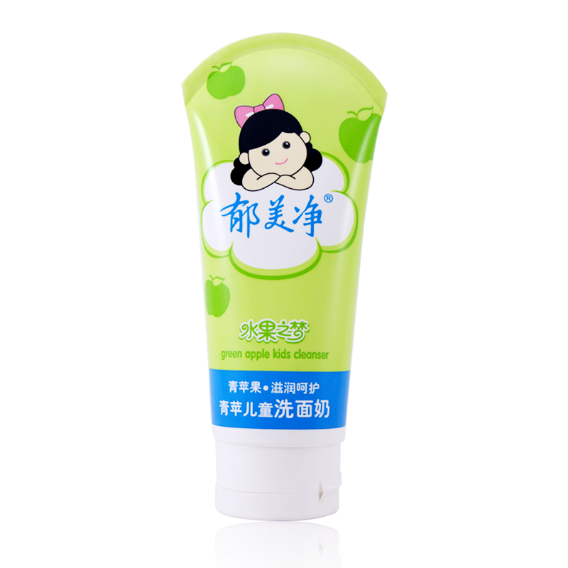郁美净 水果之梦儿童洗面奶 80g 洁面乳 滋润呵护洁面乳现有鲜奶