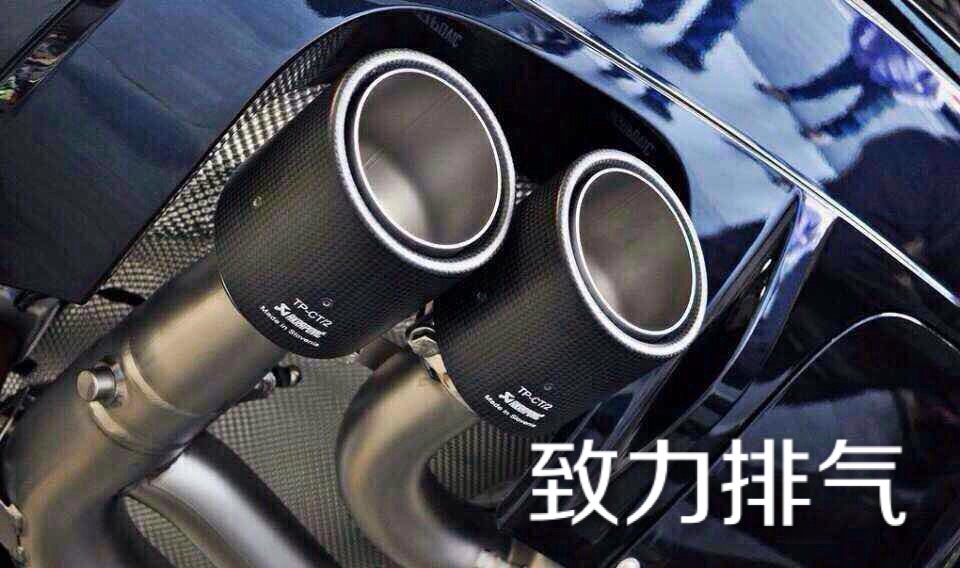 Carbon Fiber Tailmouth Sky Scorpion Real Carbon Fiber Tailpipe Retrofit AK Appearance Pieces Universal Optional (89-102 calibre