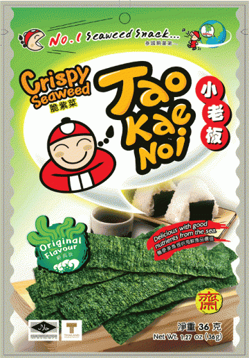 原味)36g小老板厚片海苔(