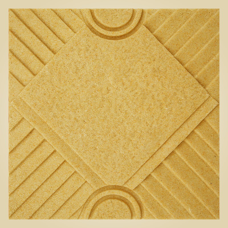 Chinese Living Room Genguan Sofa Sandstone Relief TV Background Wall Decoration Mural Sandstone Art Wall Brick Square Round Plate
