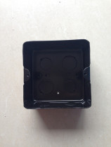 Ground insertion bottom case 10x10 black metal socket ground insertion bottom case dark case metal ground dark case high strength
