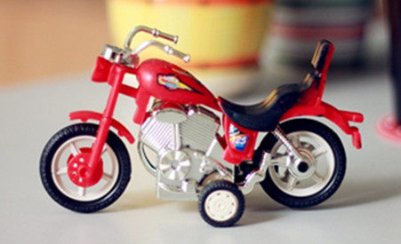 Pull back motorcycle inertia toy Mini slide toy car model 80 post 90 post-era nostalgic toy gift