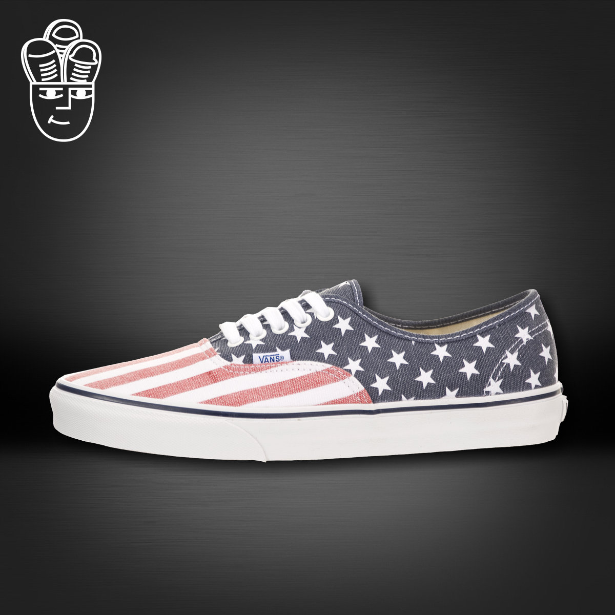 Vans Authentic 万斯经典板鞋  帆布运动休闲鞋 滑板鞋 美国国旗