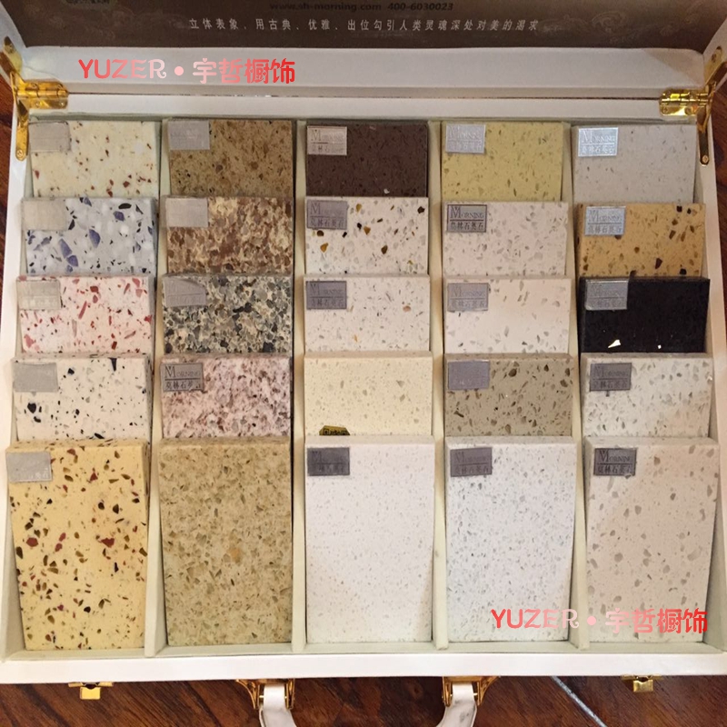 Custom-made custom kitchen overall cabinet quartz stone countertop ordinary special new nano anti-fouling quartz stone factory direct sales