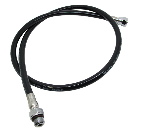 Scuba Choice Diving High Pressure Hose Length 83CM Kevlar Fiber Material 5000PSI