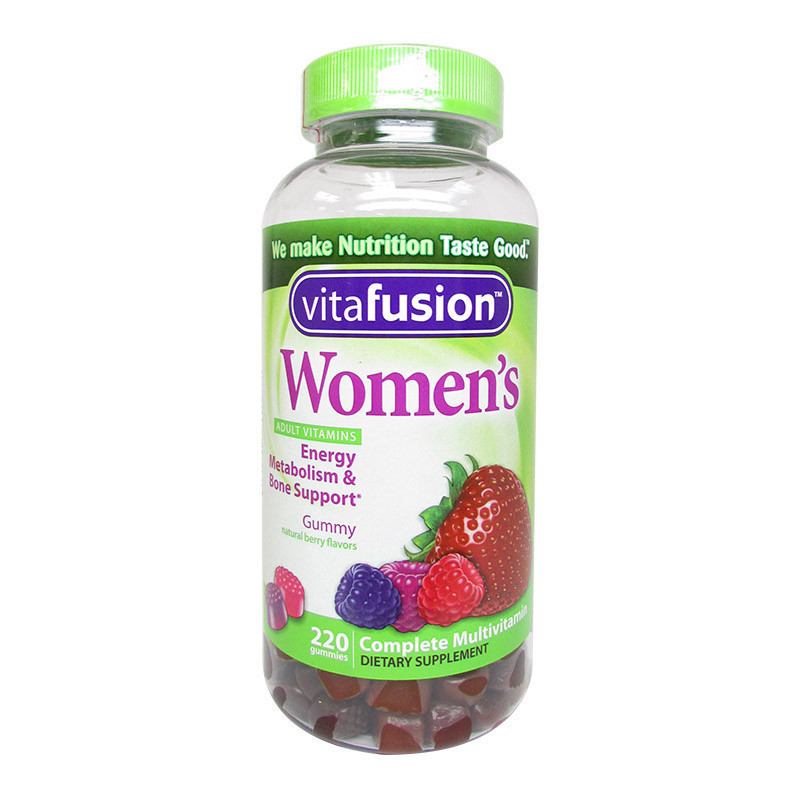 美国直邮 VitaFusion Women's小熊糖女士综合维生素软糖220粒正品