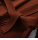 XC mùa đông phong cách mới lá phong đỏ hồ sơ áo dài quá hai mặt áo len len áo khoác nữ màu đen - Áo khoác ngắn