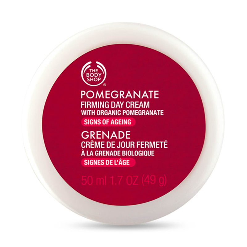The body shop/美体小铺红石榴活颜紧致保湿滋润日霜50ml 补水