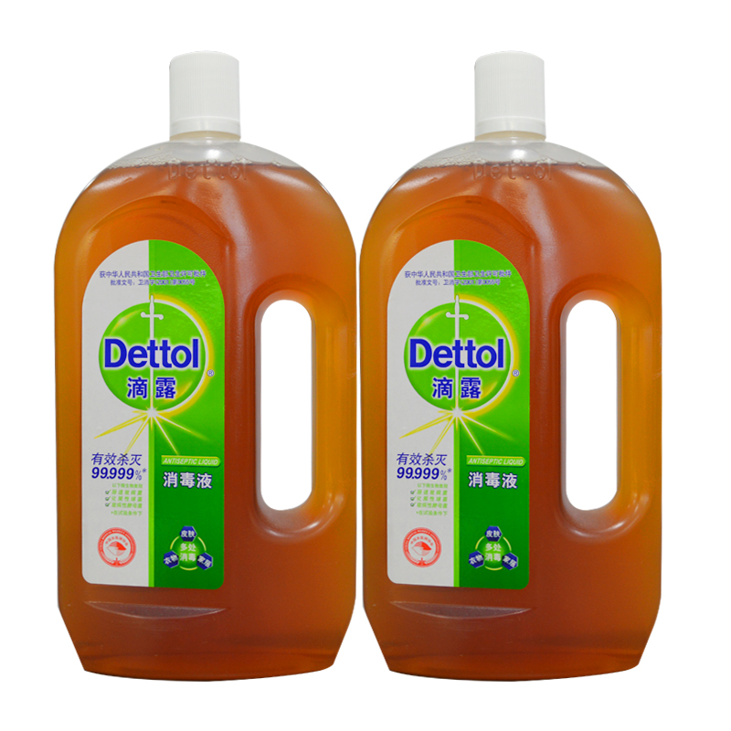 【天猫超市】滴露消毒液 皮肤衣物家居消毒水1.15L+1.15L电商专供