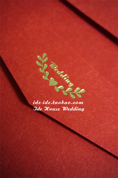 IDE Wedding-happy post Please post please Cambodia Wedding Card Matching Envelope China Red Ri Paper Envelope Red Envelope