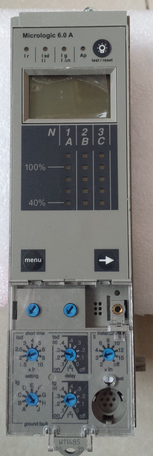 Schneider Micrologic 6 0A Control Unit (Physical Map) 