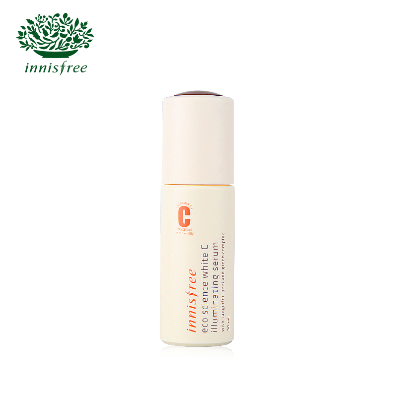 innisfree/悦诗风吟生机蜜柑维C臻白光采精华露50ml 亮白保湿滋润