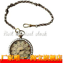 Pocket watch) 54-bead hanging pocket watch) All-copper old-fashioned winding pocket watch) Mechanical pocket watch) Imitation antique pocket watch