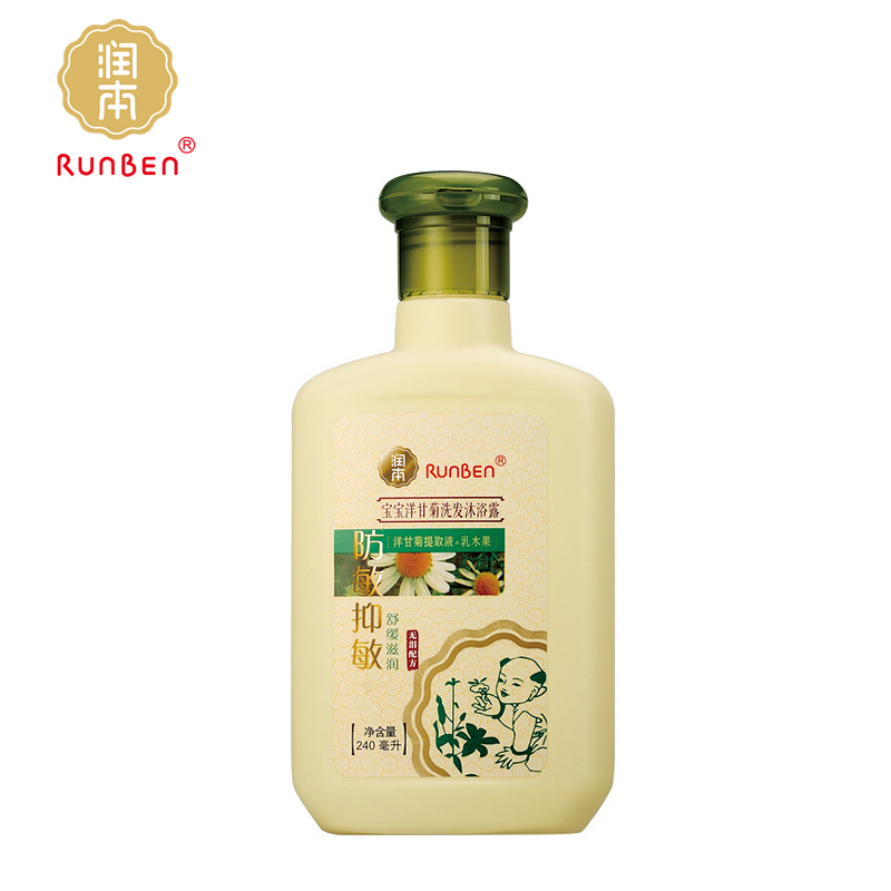 润本洋甘菊洗发沐浴露240ml 舒缓滋润 A0194