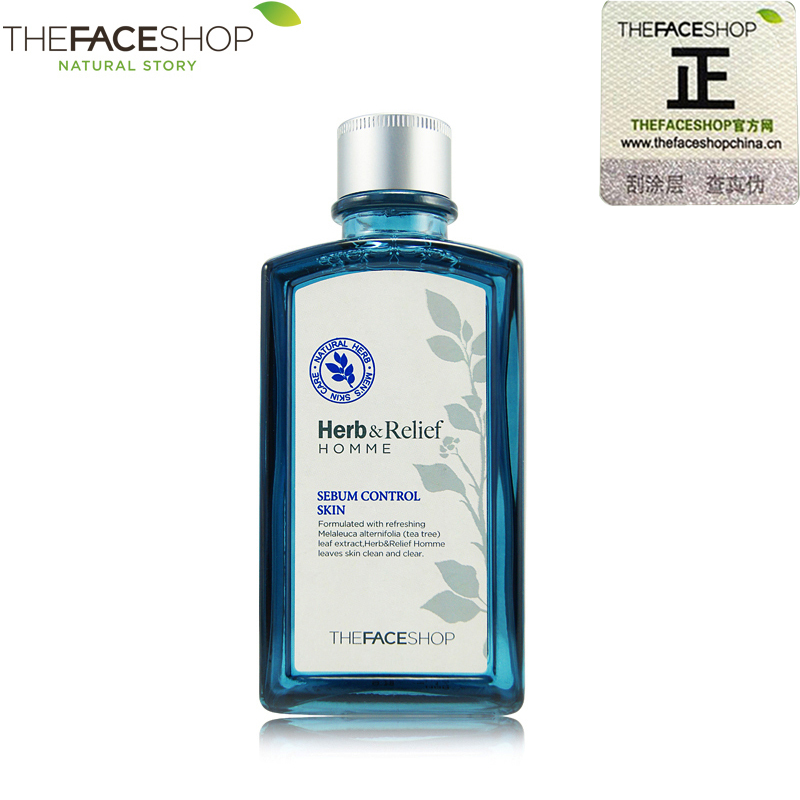 The Face Shop/菲诗小铺草本舒缓调理水爽肤水 男士控油补水保湿