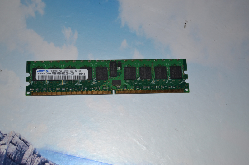 Samsung's original server memory 1GB 1Rx4 PC2-3200R-333-12-C3 spot