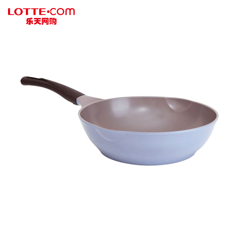 乐天网购CHEFTOPF不粘锅30cm炒锅韩国健康锅具陶瓷涂层无油烟