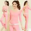 Large size yoga suit Fat mm suit Yoga suit set Yoga suit women's summer Modal slim three-piece suit spring