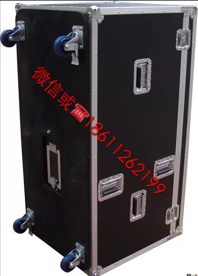 Double 15 inch sound box sound box speaker protection box (front open lid rear opening small door styling) Air case host shell