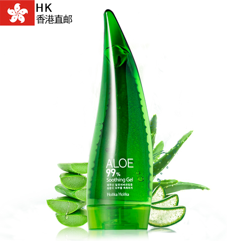 Holika Holika99%天然芦荟胶250ml晒后修复面霜 香港直邮
